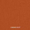Sunbrella Canvas Natural/Canvas Rust Outdoor Pillow Set, 12x18
