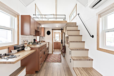 Inspiration for a country home design remodel in Other