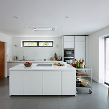 dark tiled floor
