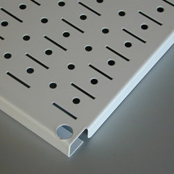 Fully Formed Pegboard Edges - Easy Installation - Garage And Tool Storage