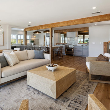 Marin County Waterfront Living Room
