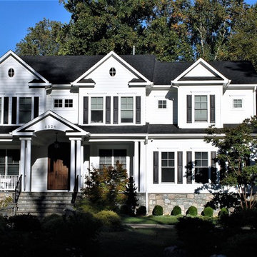 James Hardie Fiber Cement Siding | Arctic White | Bethesda, MD | 20817
