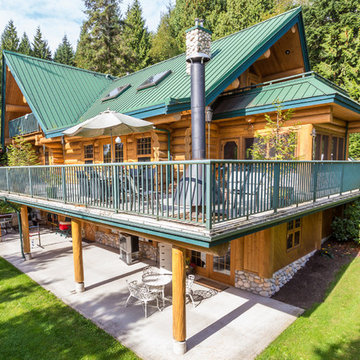 Full Scribe Log Home Exteriors