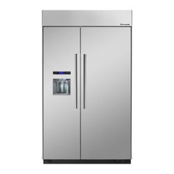 Thermador 48" Built In Side By Side Refrigerator, Stainless Steel | T48BD810NS - Refrigerators