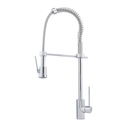 Cucina - Moda Gourmet Kitchen Faucet, Polished Chrome - Kitchen Faucets