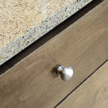 Crystal Cabinets- Contemporary Master Bath