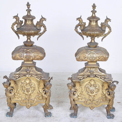 Firebacks, Andirons and Fire Screens - Fireplace Grates And Andirons