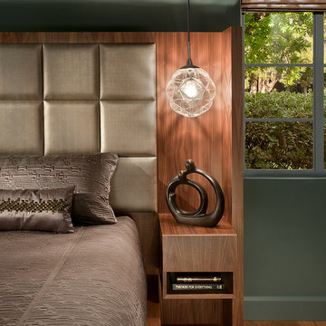 Custom headboard detail