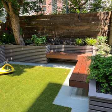 Manhattan UWS brownstone cozy backyard