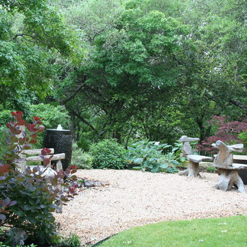 Traditional garden in Northwest Hills