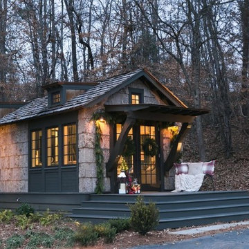 Designer Cottages | Tiny Home | Bark Siding