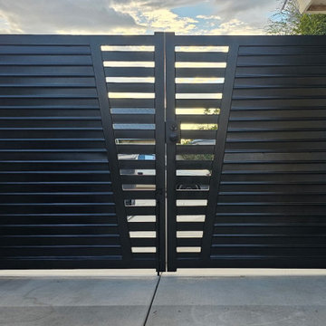 Iron gates