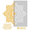 Mandala Stencil Avignon Medallion, Reusable Stencils For DIY Wall Design, 44"