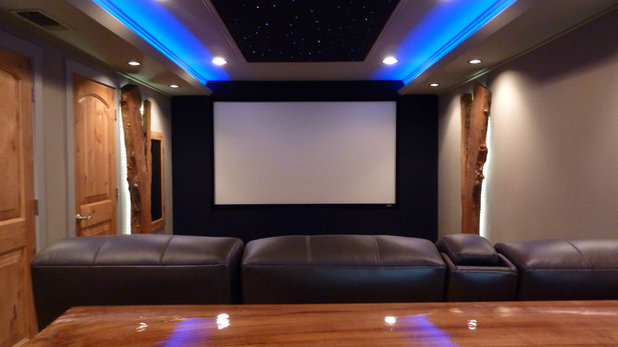 Modern Home Theater by Kupec Design And Build