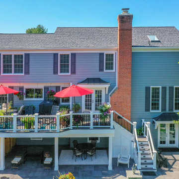 Gaithersburg, Md Custom Patio, Marvin, TimberTech Deck, CertainTeed Roof