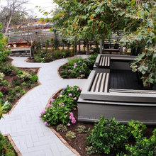 Courtyard, back patio and yard