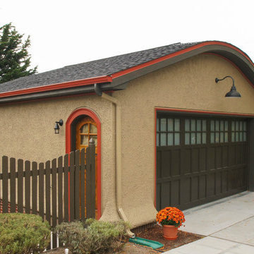 Stucco Garage