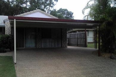 Design ideas for a small backyard verandah in Brisbane.