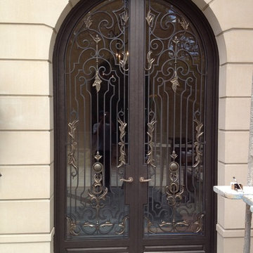 Wrought Iron Front doors