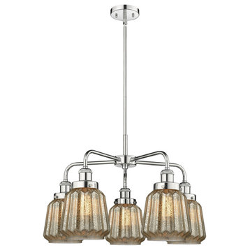 Innovations Chatham 5 24.5" Chandelier Polished Chrome