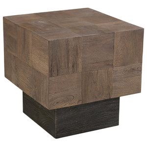 Berry Mix Ice Cubes Wood Dimensions: 55 x 55 x 45cm Bilderwelten Design Table Table Colour: Table Black Table 55x55x45cm coffee table side end table