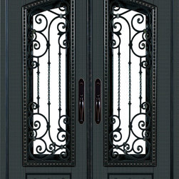 Neo-Classical Double Entry Doors - Front Doors