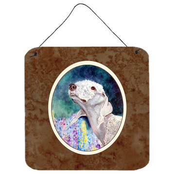 Bedlington Terrier Wall Or Door Hanging Prints 7226Ds66, 6Hx6W, Multicolor