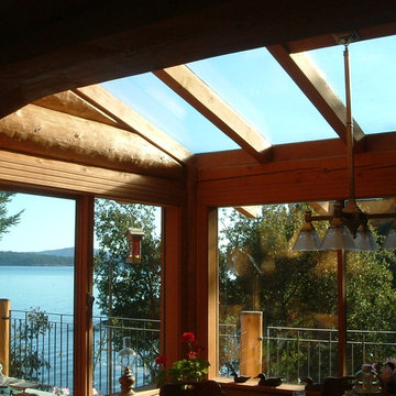 Saltspring Island Full Scribe Log Home