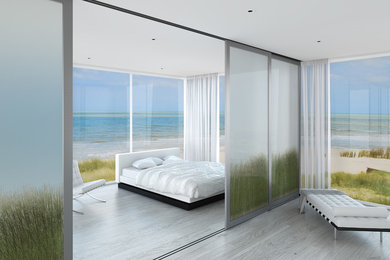 Trendy bedroom photo in Los Angeles