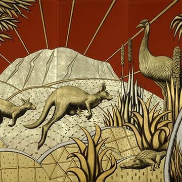 Verre Eglomise Murals