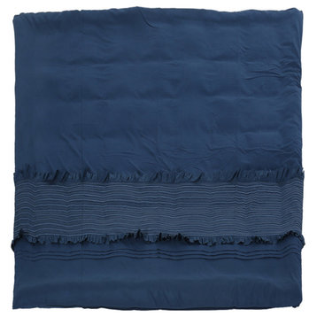 Arian Queen Size Fabric Duvet, Navy