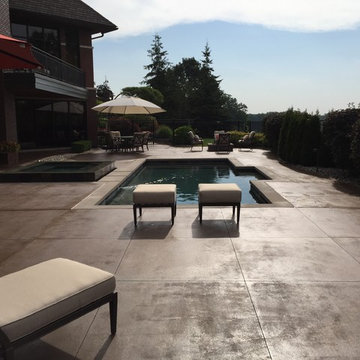 Concrete Stain Pool