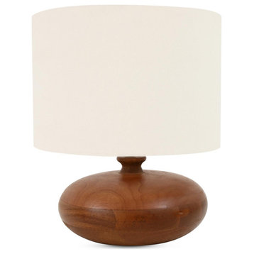 Evie 1 Light Table Lamp, Brown