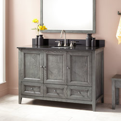 48" KIPLEY VANITY FOR UNDERMOUNT SINK - GRAY WASH - Bathroom Vanities And Sink Consoles
