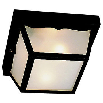 Kichler 9320 1 Light Outdoor Ceiling Fixture - Black