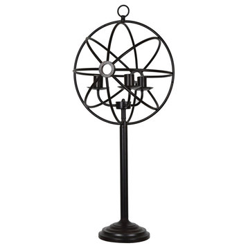 Global 3 Light Table Lamp in Oil Bronze