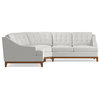 Bannister 3-Piece Sectional Sofa, Snowfall
