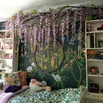 Chinoiserie-inspired Mural
