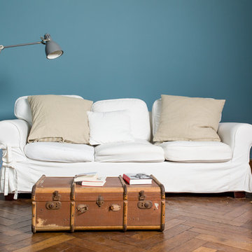 Wohnzimmer in Kreidefarbe Favory 240