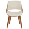 Lumisource Fabrizzi Dining/Accent Chair, Cream