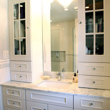 Port Washington White & Gray Bathroom