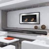 Bellezza Wall Mounted/Recessed Ventless Ethanol Fireplace