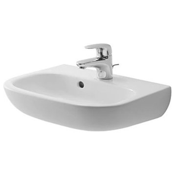 Duravit D-Code 17 3/4"x13 3/8" Bathroom Sink, White