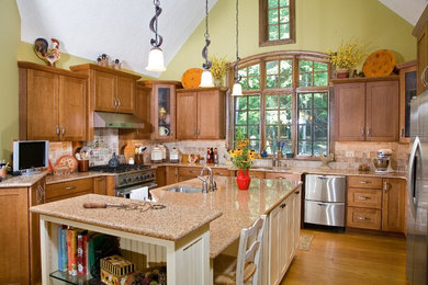 Example of a kitchen design in Other