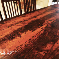 Reclaimed Wood Harvest Tables - Products