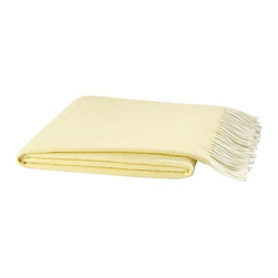 LD - Italian Herringbone Throw in Butter - Products