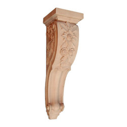 Inviting Home Inc. - Tennessee Extra-Large Wood Corbel, Cherry - Corbels