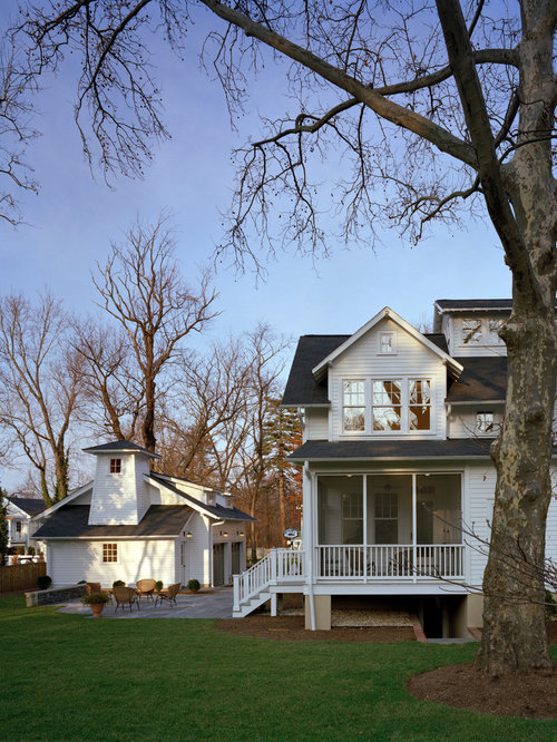 Areaway building a house