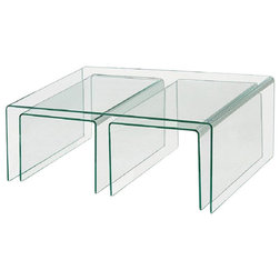 Contemporary Coffee Table Sets by Fab Glass And Mirror