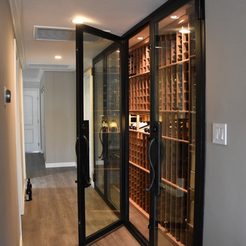 Lake San Marcos San Diego Custom Wine Cellar Wine Wall Wine Room Wine Display